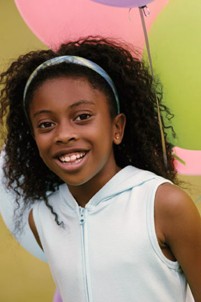 School age girl photo